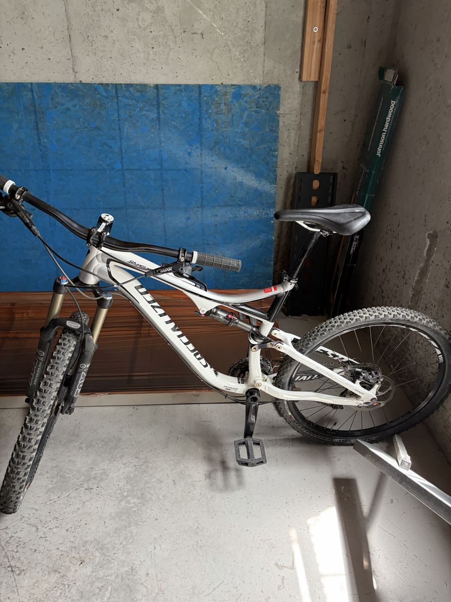 Specialized Stumpjumper FSR Mountain Bike - Full Suspension, White, Black, F
