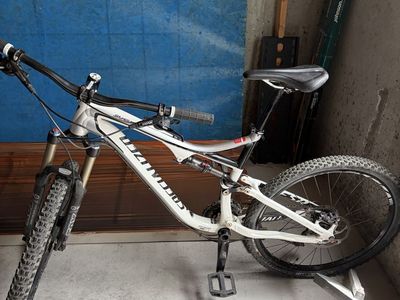 Specialized Stumpjumper FSR Mountain Bike - Full Suspension, White, Black, F