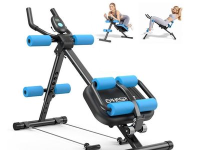 Brand New EPHESPORT Ab Workout Machine (Compact Folding Design)