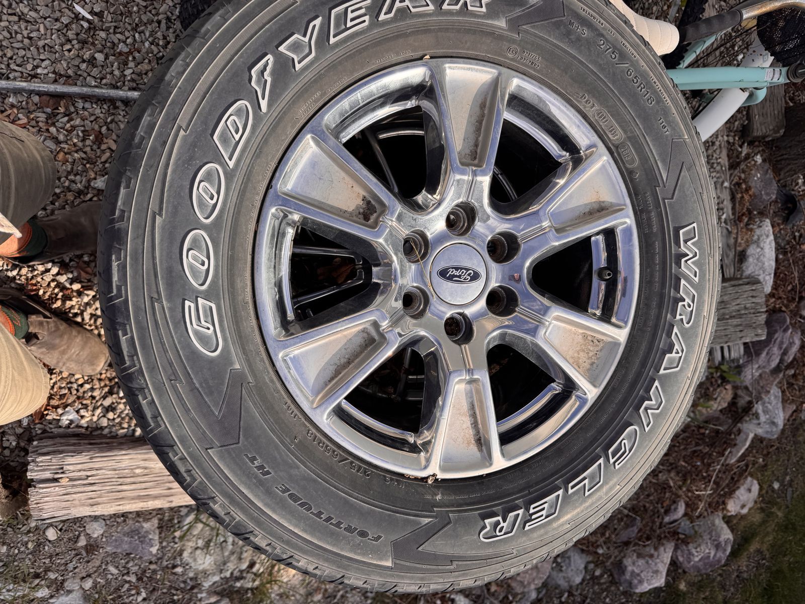 275/65 R18 Goodyear Wranglers set of four 