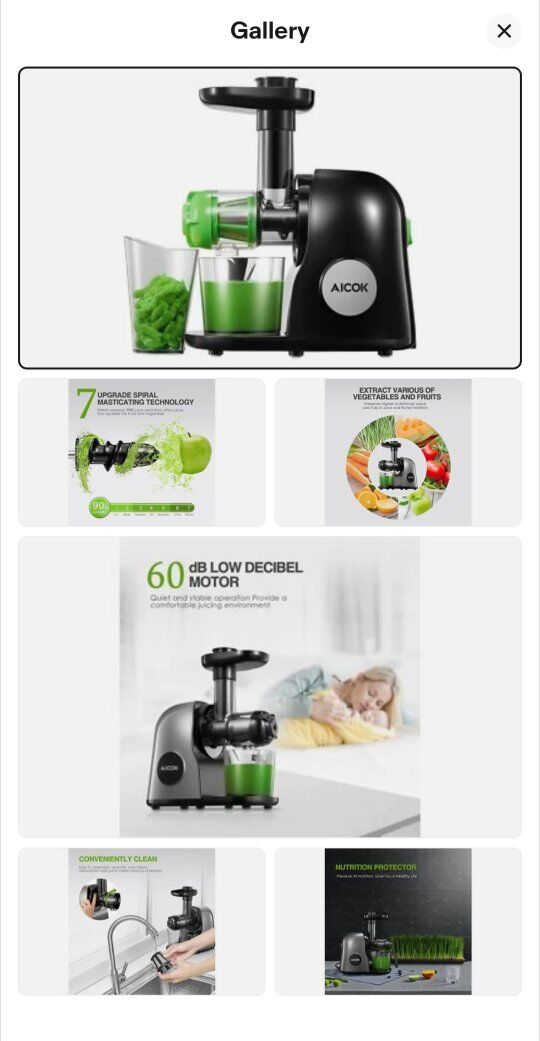 AICOK slow juicer *BRAND NEW UNOPENED*