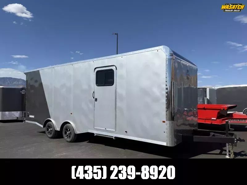 2025 Charmac Trailers 8.5X24 10K Race Sport Enclos