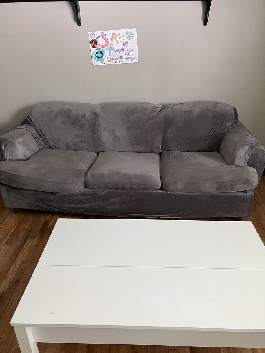 Free sofa and loveseat w/ covers