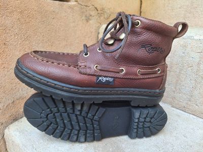 Womens 7.5 Roper Leather Chukka Boots Apache Brown