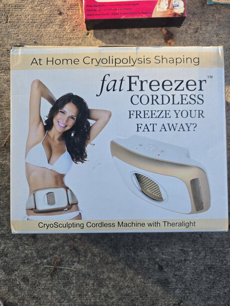 Fat Freezer Cordless CryoSculpting Machine with Theralight - At Home Cryolipolysis Shaping