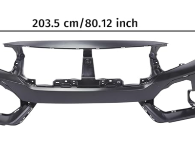 Front Bumper Grille Fog Light Cover Kit Surrounded Fit For 16-21 Honda Civic Sedan Coupe