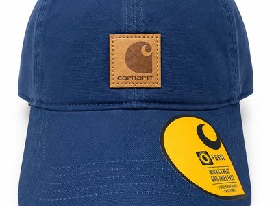 NEW Carhartt Canvas Cap – Blue – One Size – AH0289