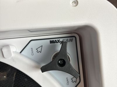 MaxxAir / MaxxFan RV roof ventilation fan (14" x 14")