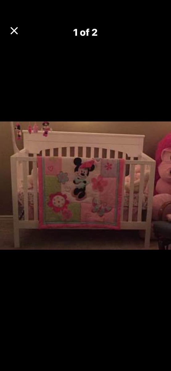 White Convertible Baby Crib