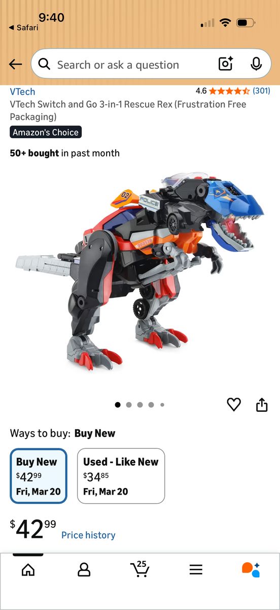 VTech 3-in-1 Rescue Rex