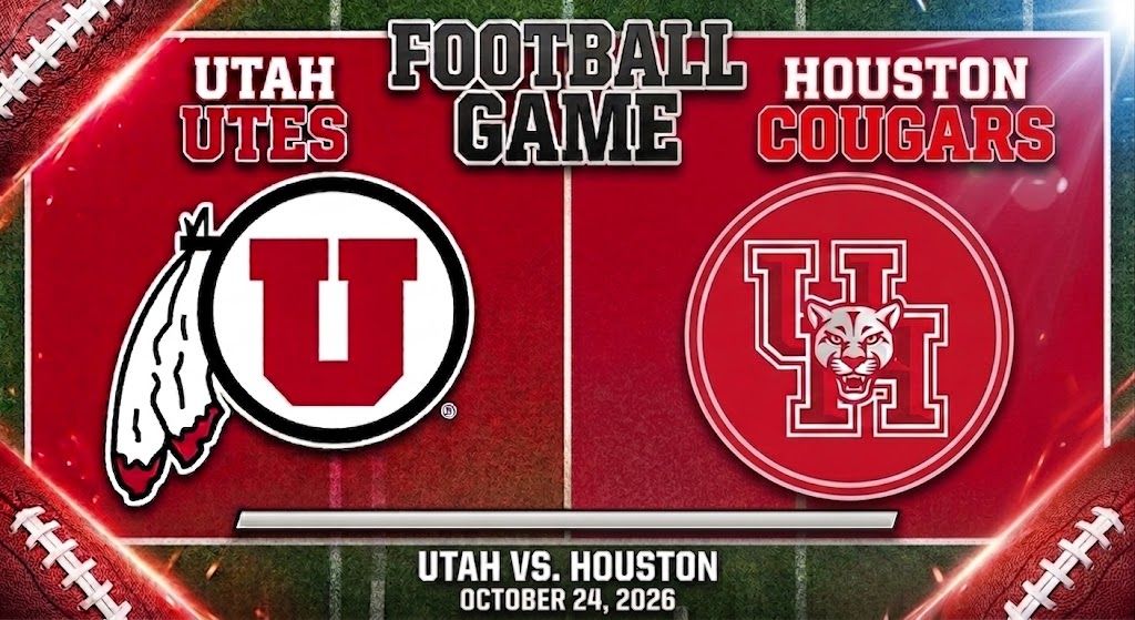 Utah Utes vs. Houston Cougars Football Game Tickets - October 24, 2026