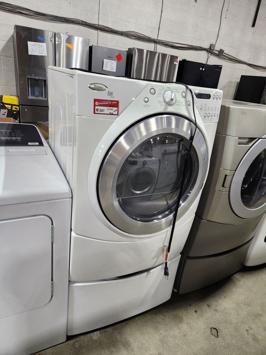 GREAT WHIRLPOOL DUET FRONTLOAD GAS DRYER! W-WARRANTY