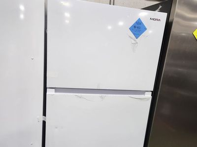 BRAND NEW! MORA WHITE TOP AND BOTTOM FRIDGE!