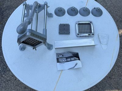 LEM Professional French Fry Cutter with Blades and Suction Feet