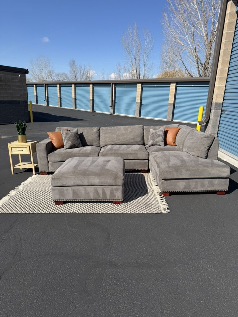 Free Delivery Costco Sectional and Ottoman