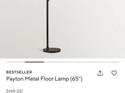 POTTERY BARN Payton Floor Lamp