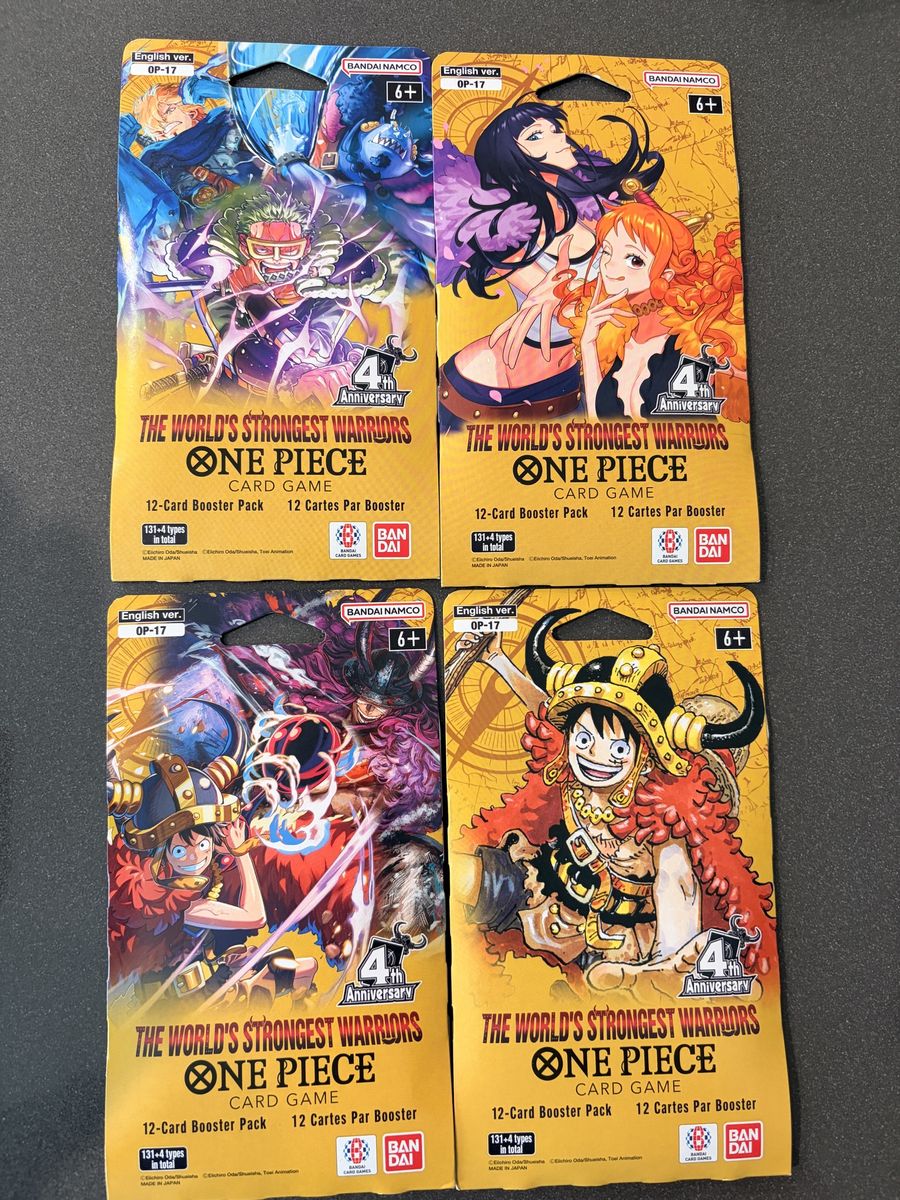 One Piece TCG The Worlds Strongest Warriors Booster Pack