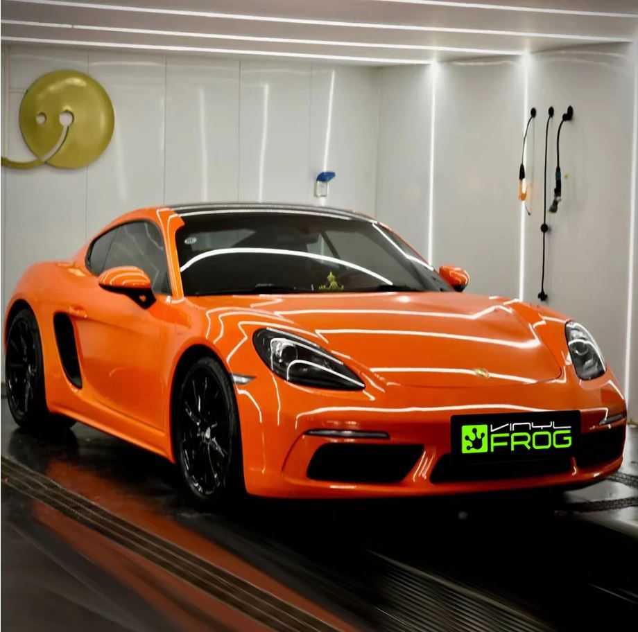 NEW! Premium Vehicle Vinyl Wrap 5’ x 59’ - High Glossy Orange