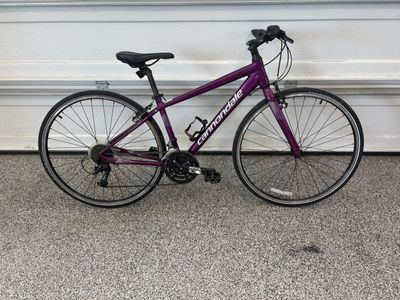 Cannondale Purple Hybrid Bike