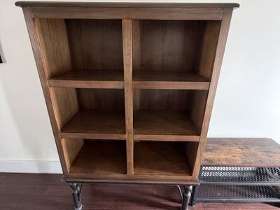 Wood Storage Shelf/Bookcase -Entryaway Or Living R