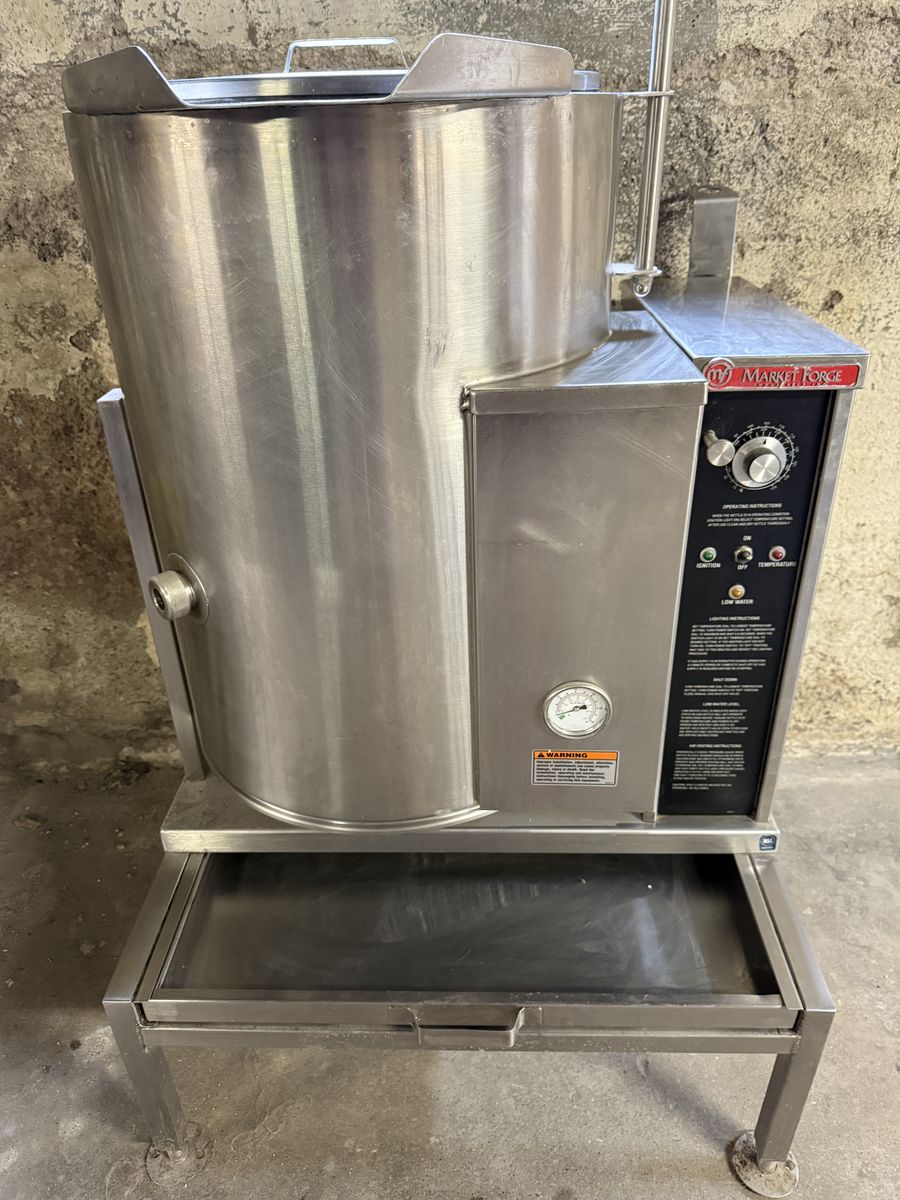 Market Forge T-12CG 12-gallon Tilting Kettle