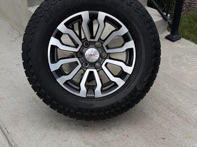 GMC Sierra 1500 AT4 Yukon Rims and Tires 275/65R18 Open Range All Terrain Load E