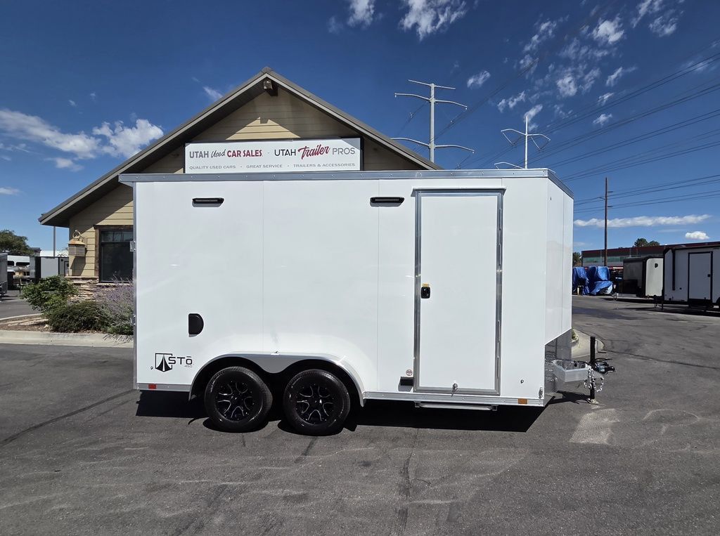 2027 ATC Trailers 7x14 / 7.5x14 Sto 450 Enclosed Cargo All Aluminum Trailer Finished Interior New