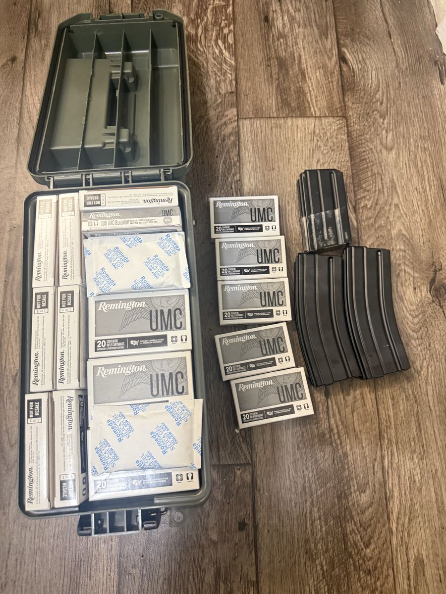 Remington .300 AAC Blackout Subsonic 1259 Rounds 3 Okay Surefeed Mags