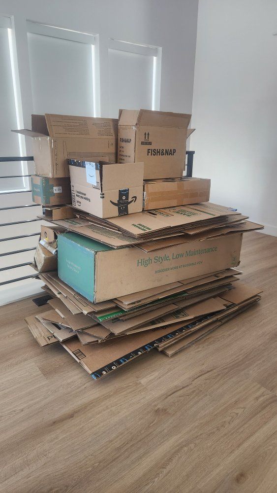 PICKUP ONLY Moving Boxes and Large Shipping Boxes - Various Sizes, Used Once