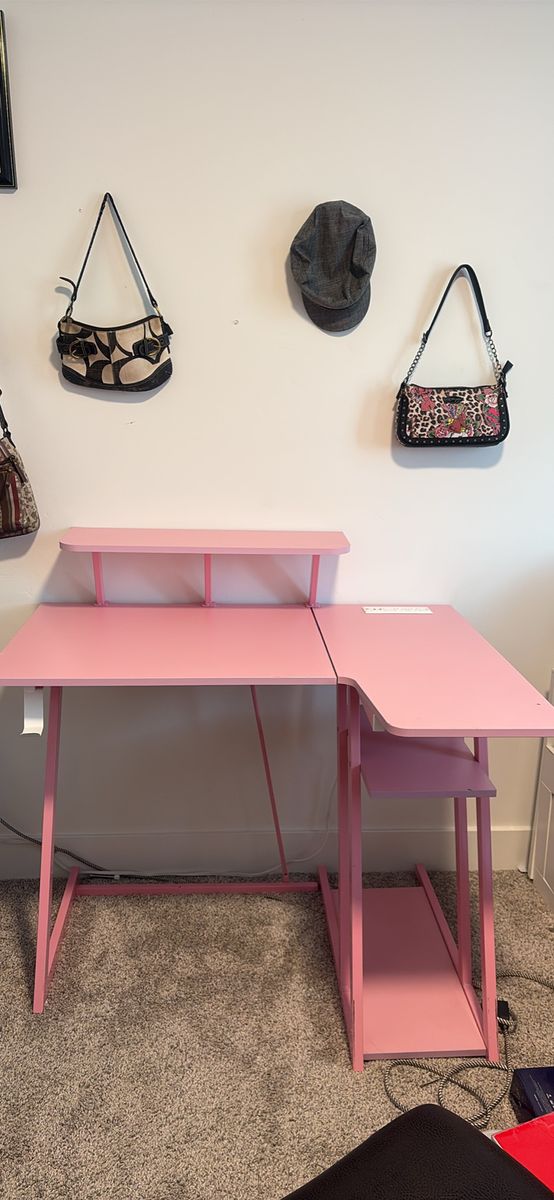 Pink Gamer Desk