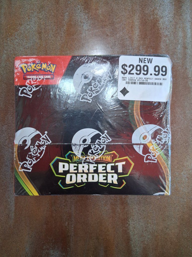 Pokemon TCG Mega Evolution Perfect Order Booster Box - Sealed