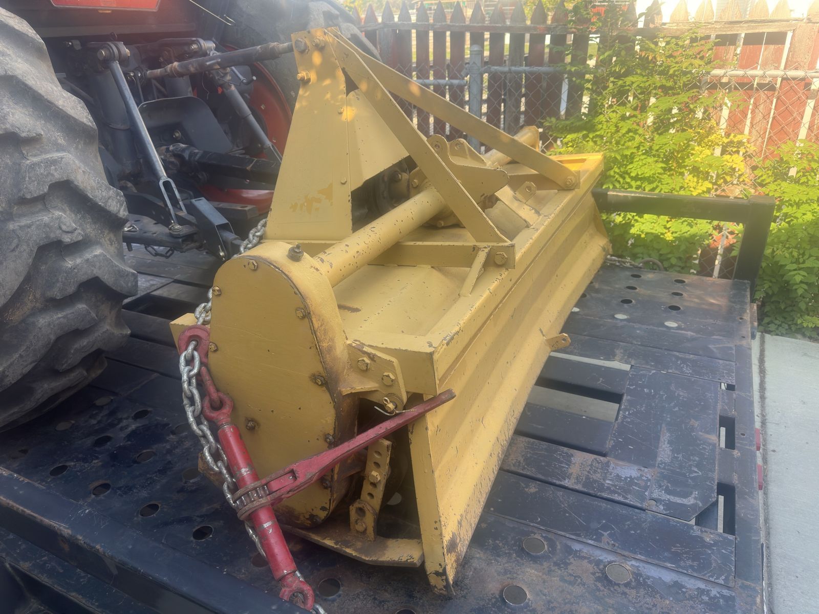  3-Point Hitch Tractor 6’ Rotary Tiller Attachment