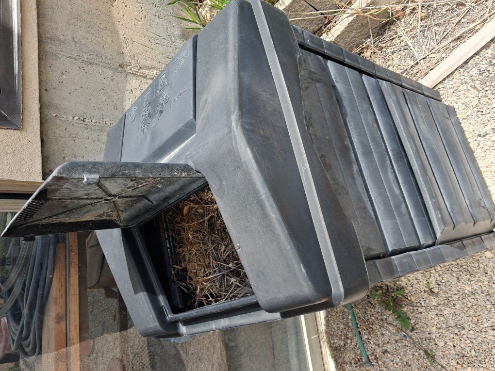 mulch container.