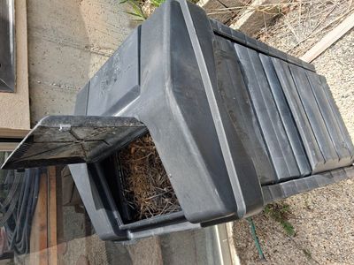mulch container.