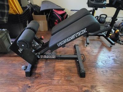 Nordstick Nordstick Glute Ham Developer (GHD) / Reverse Hyper Combo Bench, Black