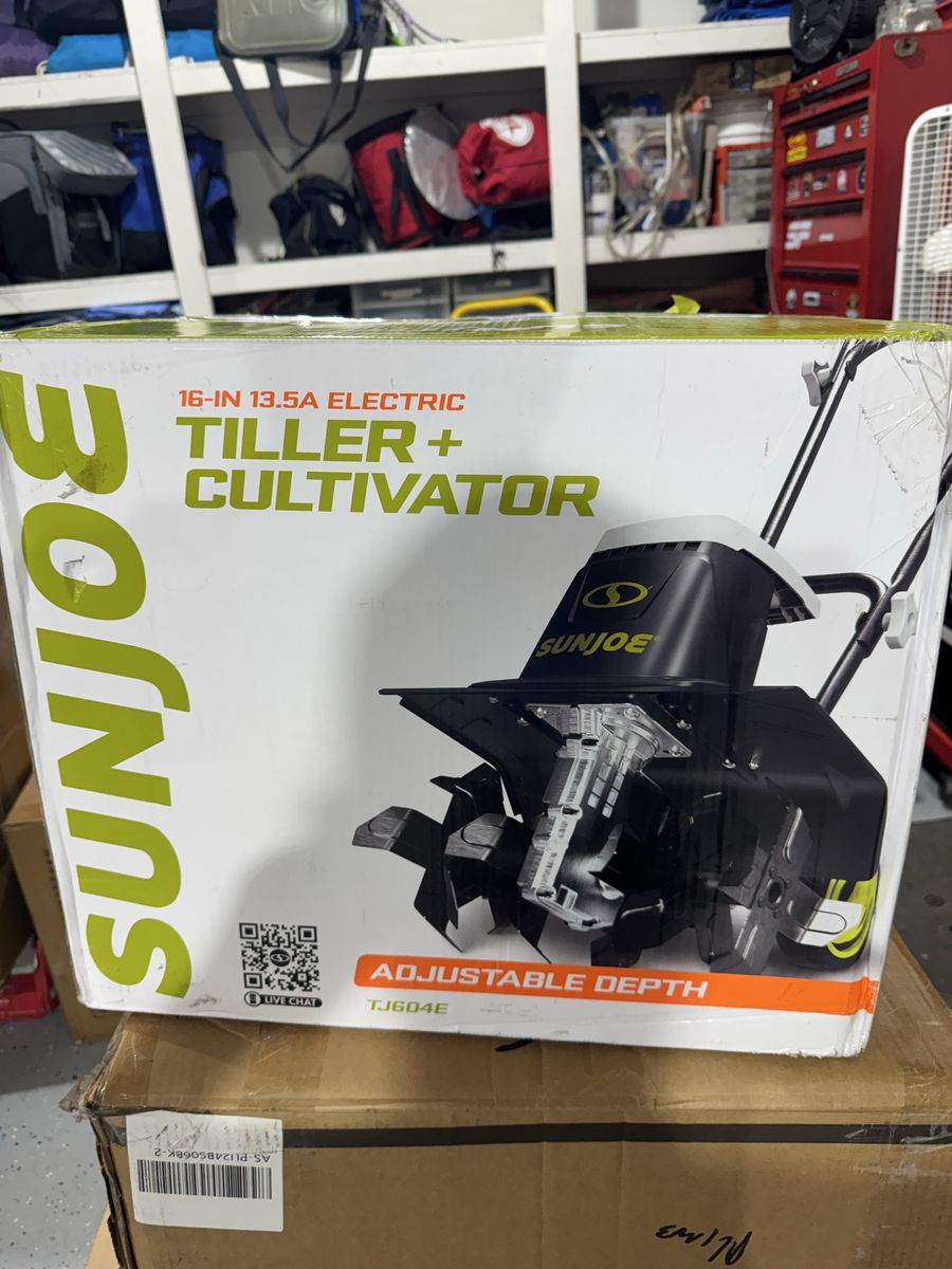 Sun Joe TJ604E 16-Inch 13.5-Amp Electric Tiller and Cultivator