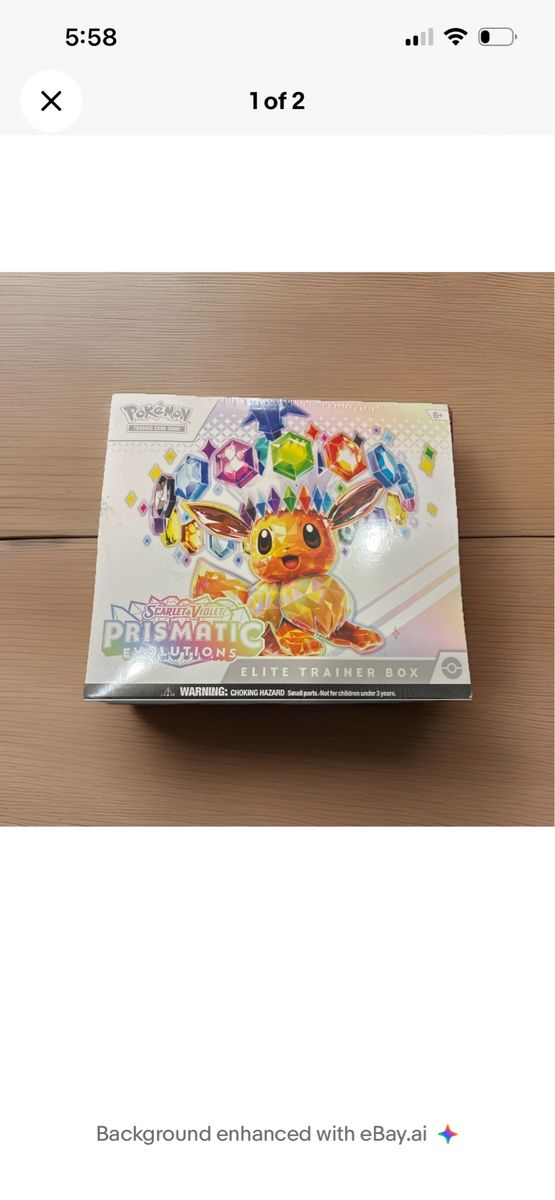 Pokemon TCG: Scarlet & Violet-Prismatic Evolutions Elite Trainer Box New