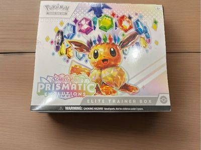 Pokemon TCG: Scarlet & Violet-Prismatic Evolutions Elite Trainer Box New