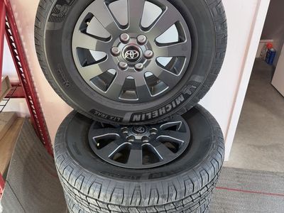Michelin LTX Trail 265/70 R18 SUV/Truck Tires with Toyota Rims - Set of 4
