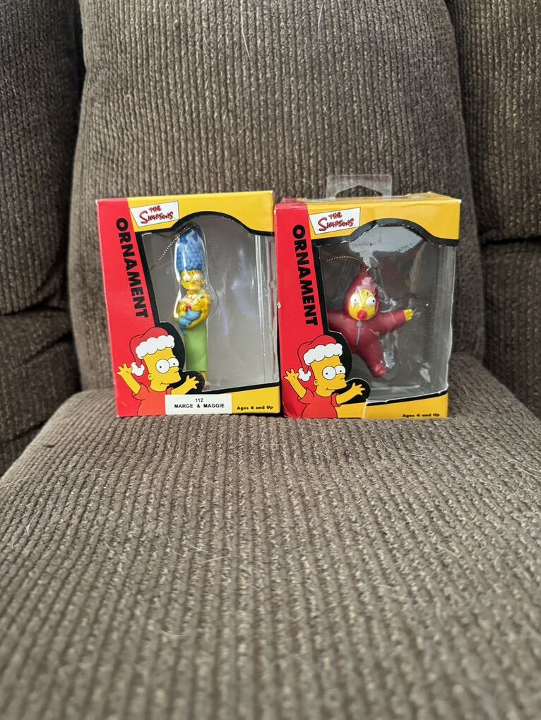 Simpsons Tree Ornaments