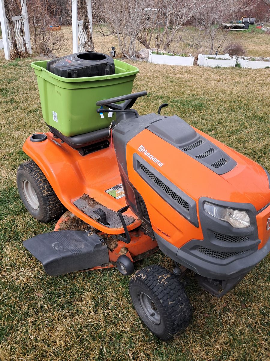 Used Huskavarna riding lawnmower