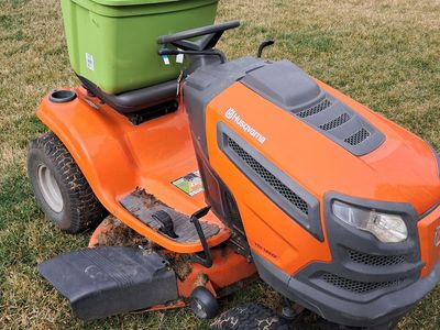Used Huskavarna riding lawnmower