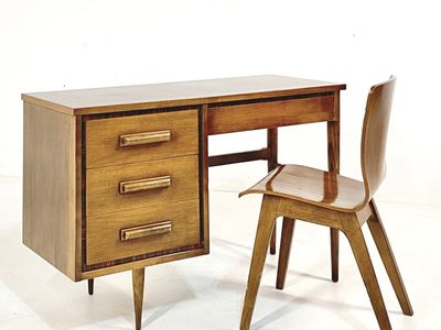 Gorgeous Walnut MCM Danish insp Writing Desk