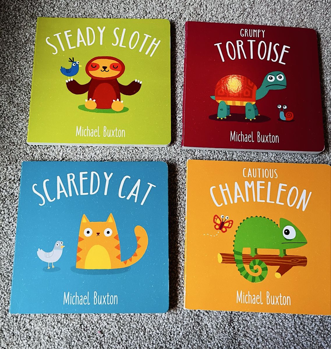 "First Time Feelings" Board Books Set (4) by Michael Buxton - Kane Miller / US Borne