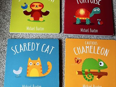 "First Time Feelings" Board Books Set (4) by Michael Buxton - Kane Miller / US Borne