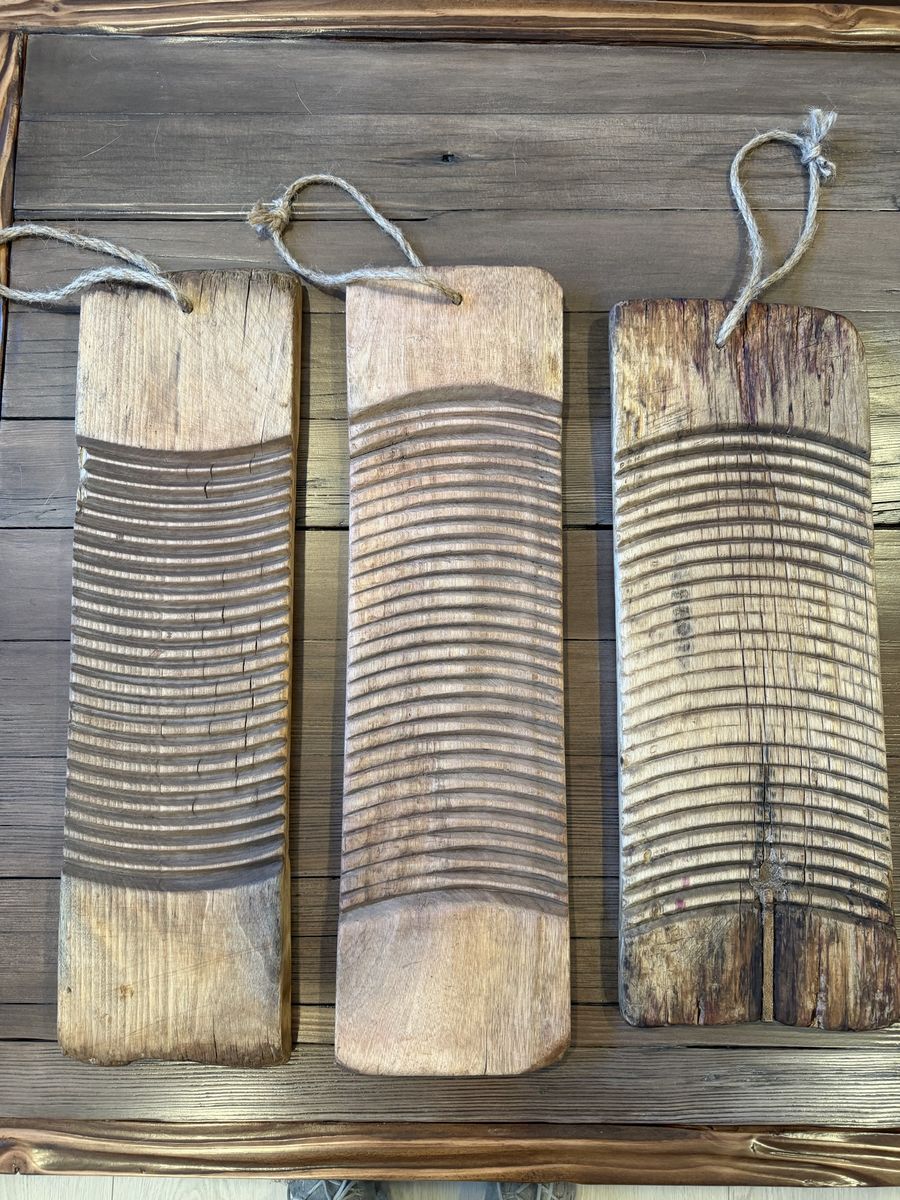 Vintage Rustic Wooden Washboards