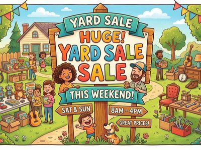 Huge Multi-Family Yard and Estate Sale This Weekend