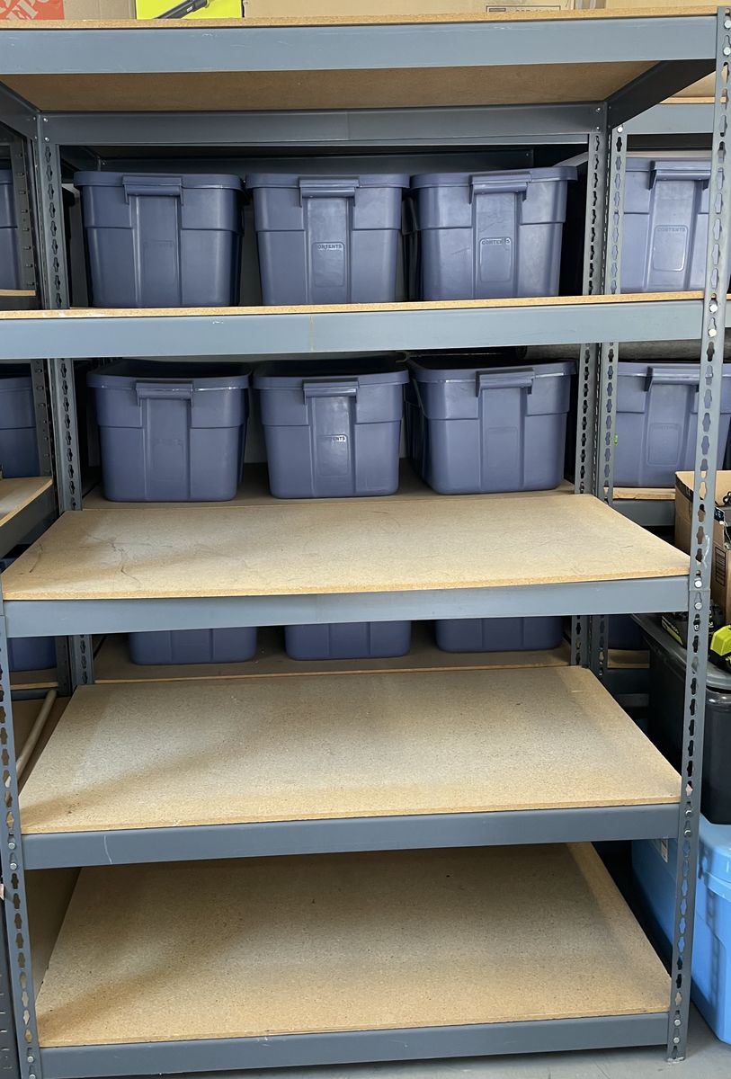 Steel Boltless Shelving 48"x24"x 60" - 7 Available