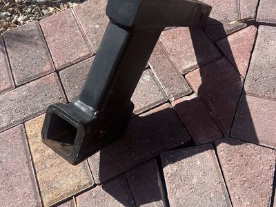 Heavy Duty Steel Hitch Extender/Receiver Adapter for Towing - Black, Good Condition