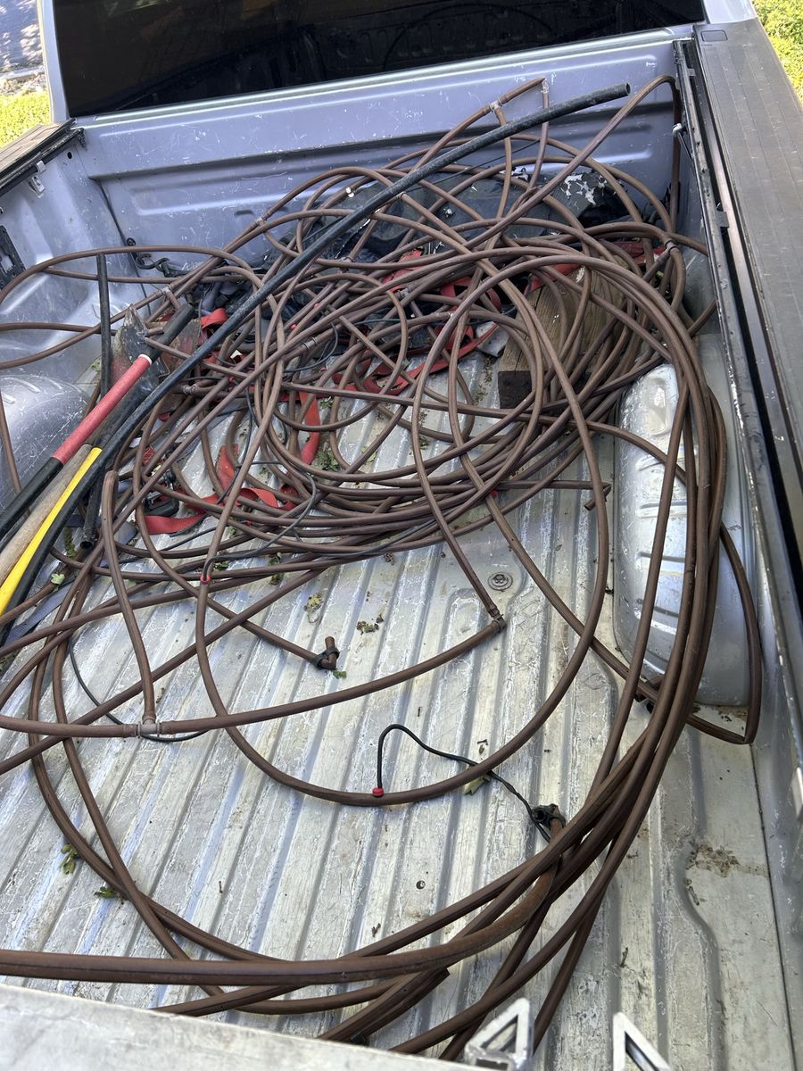 Garden drip tubes $50 obo